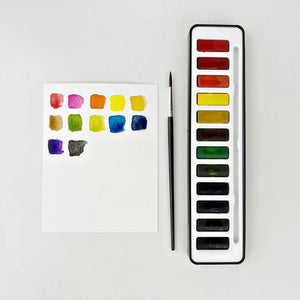 AquaBliss - Beginner Watercolor Learning Book