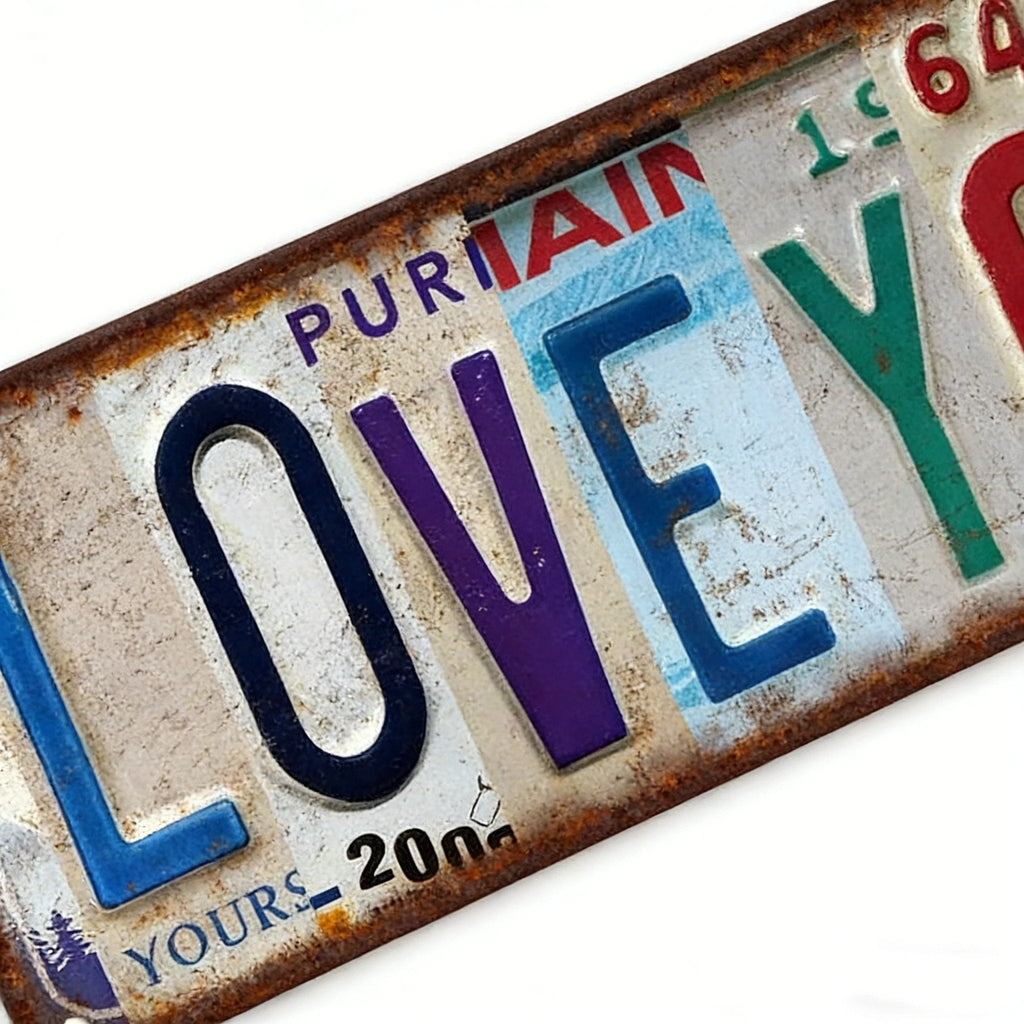 AmorSign – “Love You More” Vintage Metal Wall Decor