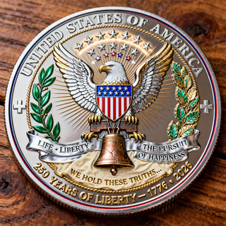 🏆LAST DAY 60% OFF - Declaration of Independence – 250th Anniversary Commemorative Coin