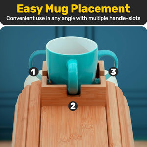 BambooSip – Elegant Couch Cup Holder