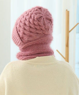 LunaWrap - Elegant Knitted Hooded Scarf
