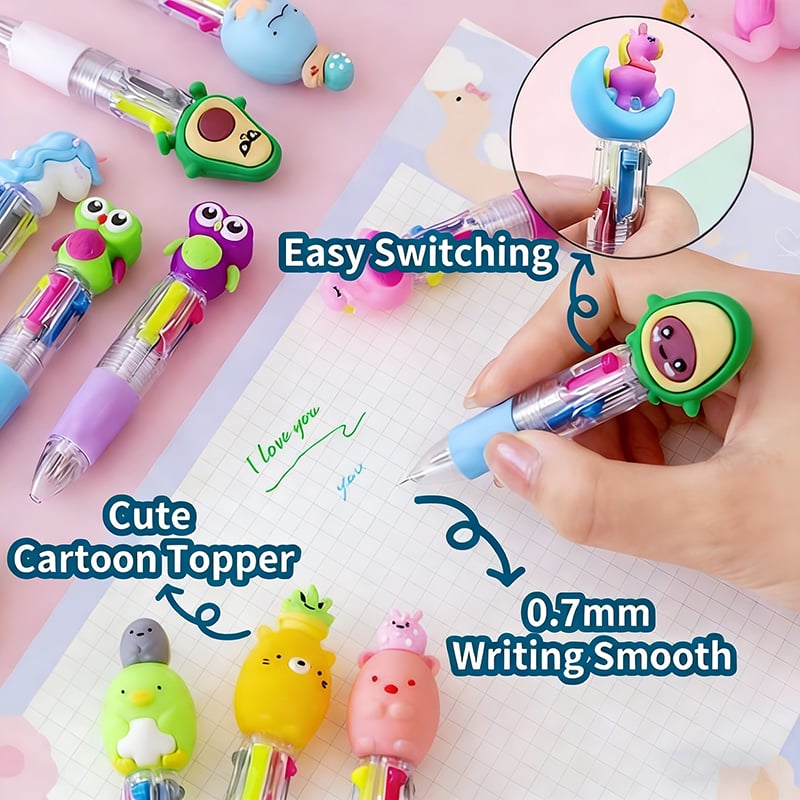 HappyInk – Cute Mini Multicolor Pen Set for Kids