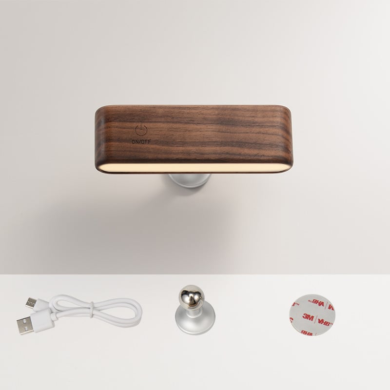 WoodGlow – Solid Wood Desk Lamp