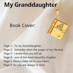 GoldenChapter - Symbolic Love Necklace for Granddaughter