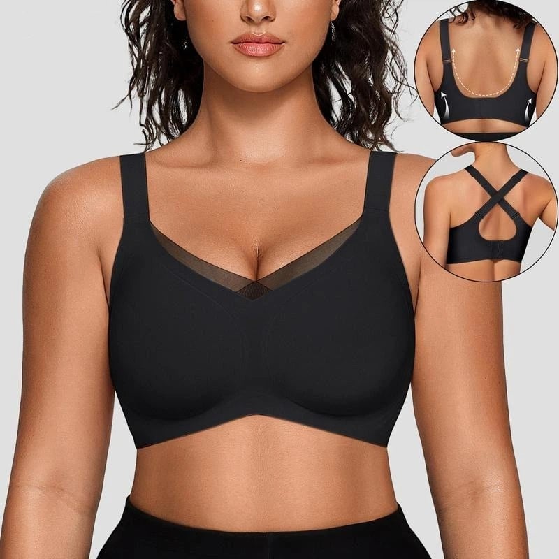 SkinMuse V - Wire-Free Deep V Bra for Flattering Silhouette
