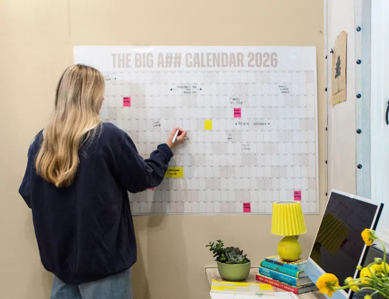 📅The Big A## Calendar 2026 - Flexible Dry-Erase Material