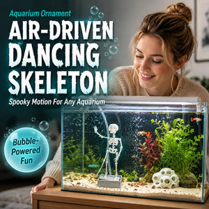 AquaBones – Dancing Skeleton Aquarium Ornament