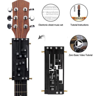 Guitar Chord Trainer - Instant Chord Learning Aid for Acoustic Guitars (38"-42")