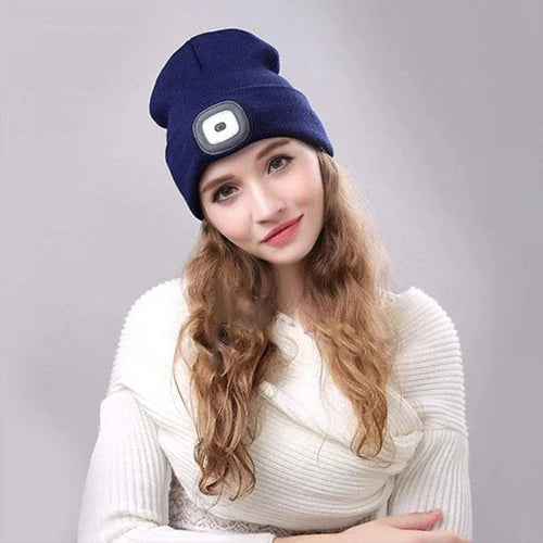 RadiantBeam LED Light Beanie marnetic