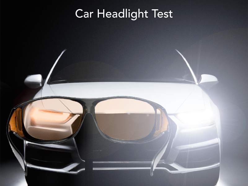 NightVision-GlareCut Headlight Glasses marnetic