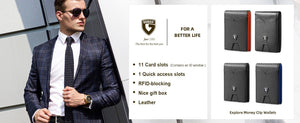 NovaHide - Lightweight RFID Blocking Card Wallet