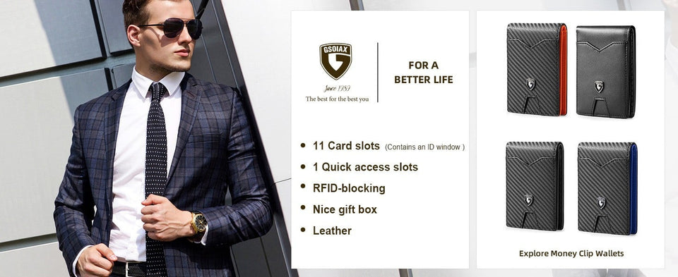 NovaHide - Lightweight RFID Blocking Card Wallet