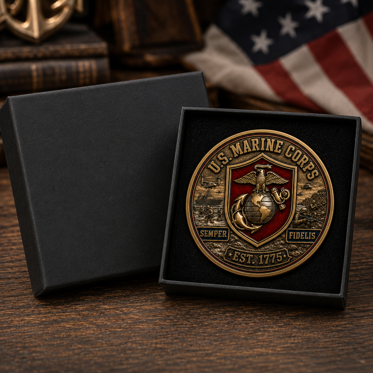 🏆Last Day Promo: 49% OFF! 🎖️U.S. Marine Veteran Challenge Coin