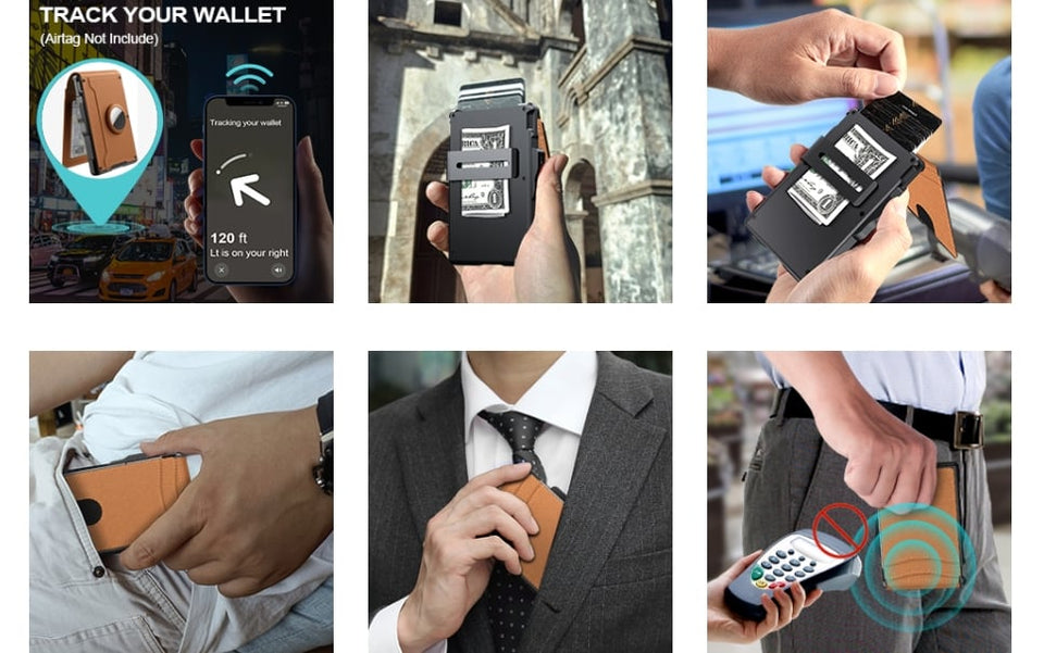 MetroSlim Wallet | Premium Leather & RFID Protection