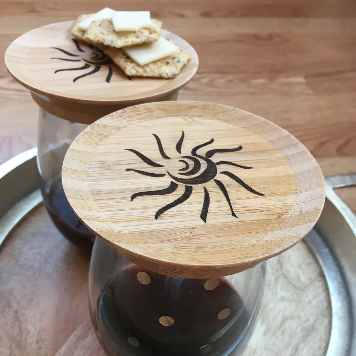 CheesePerch – Wine Glass Topper