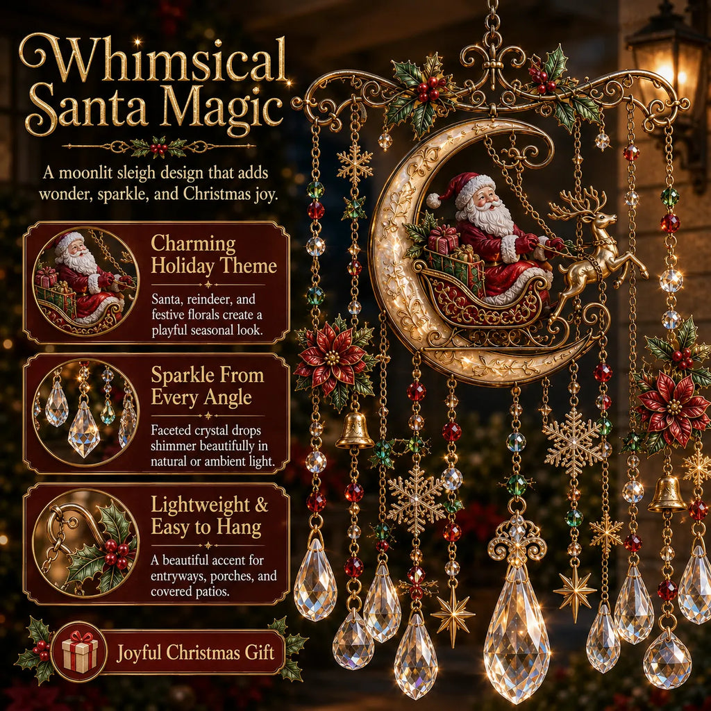 FestivaGlow – Christmas Crystal Wind Chime