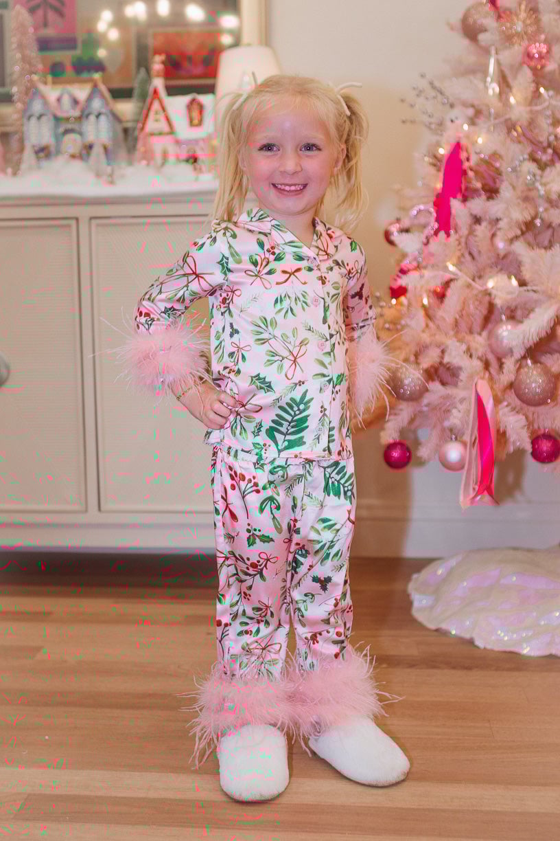TWINBLISS - Mommy & Me Feather Pajama Set | Soft, Stylish, Stunning
