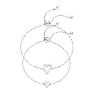 ForeverTies – Adjustable Duo Friendship Bracelet Set