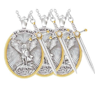 DivineGuard - Elegant Arch angel Necklace