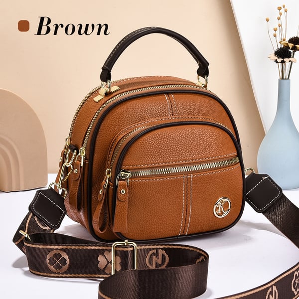UrbanElegance – Classic Multifunctional Leather Crossbody Bag
