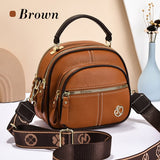 UrbanElegance – Classic Multifunctional Leather Crossbody Bag