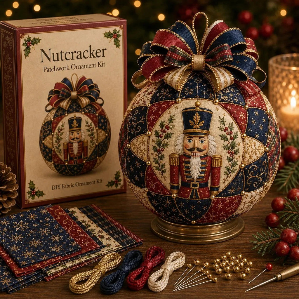 MerryStitch – Handmade Christmas Patchwork Ornament Kit