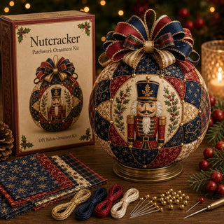 MerryStitch – Handmade Christmas Patchwork Ornament Kit