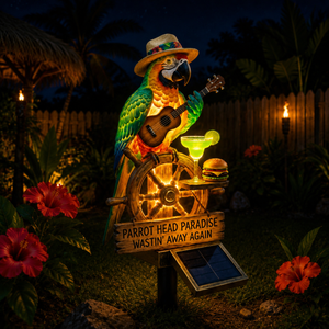 NatureGlow – Solar Illuminated Parrot Garden Decor