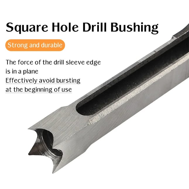 WoodBore – Square Hole Drill Bit for Clean Woodwork