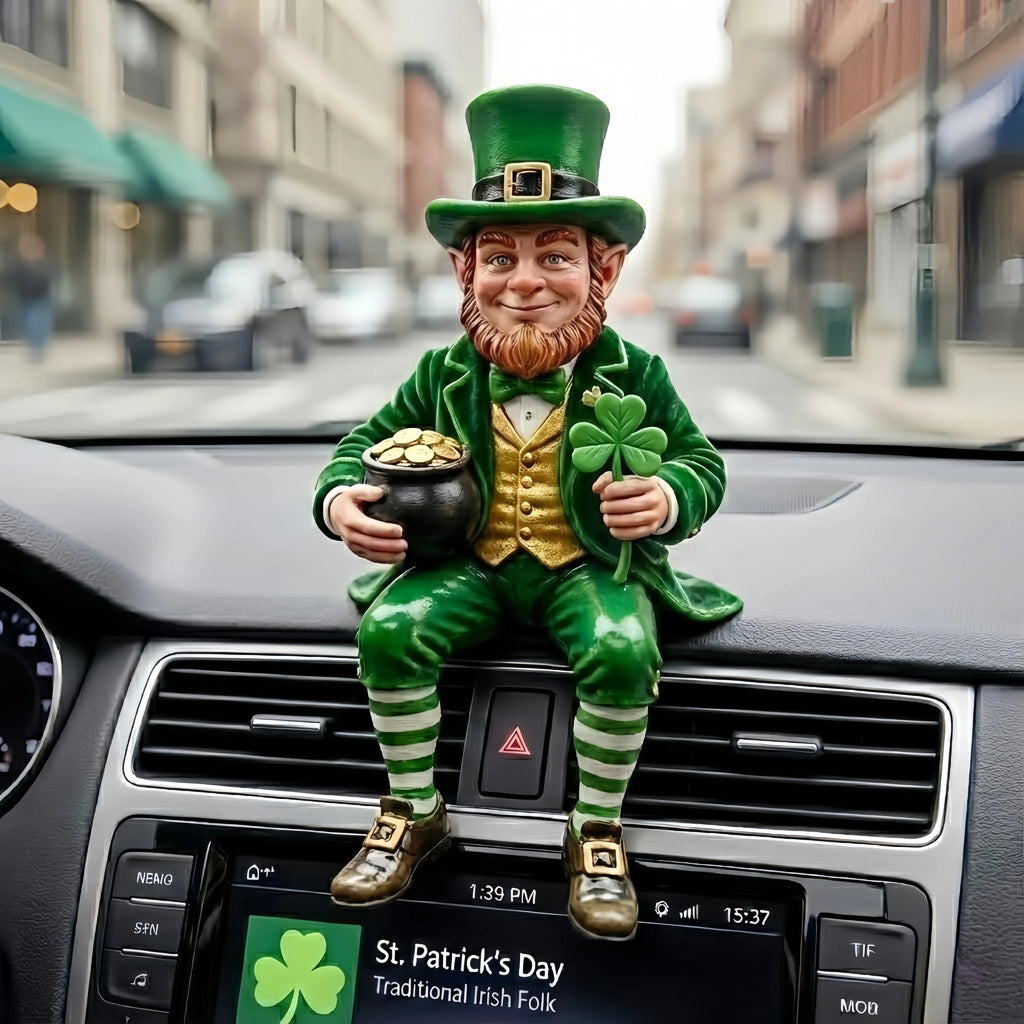 🔥Hot Sale 49% OFF -🍀St. Patrick’s Day Decorative Figurine🍺 Serene Desk Companion