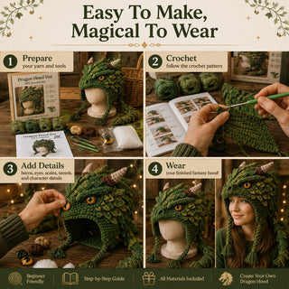 MystiKnit – Fantasy Hood Hat Crochet Kit