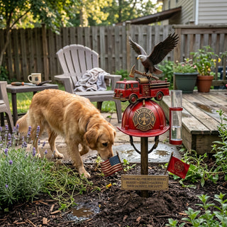 🏆Last Day Promo: 49% OFF 🎖️- Firefighter Tribute Garden Rain Gauge