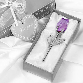 CrystalBloom – Romantic Personalized Rose Gift