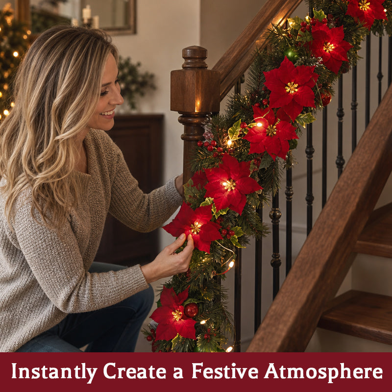 ChristmasLume – Premium Christmas Flower String Lights