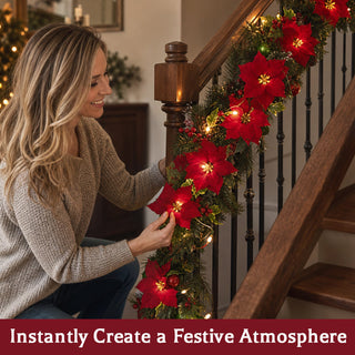 ChristmasLume – Premium Christmas Flower String Lights