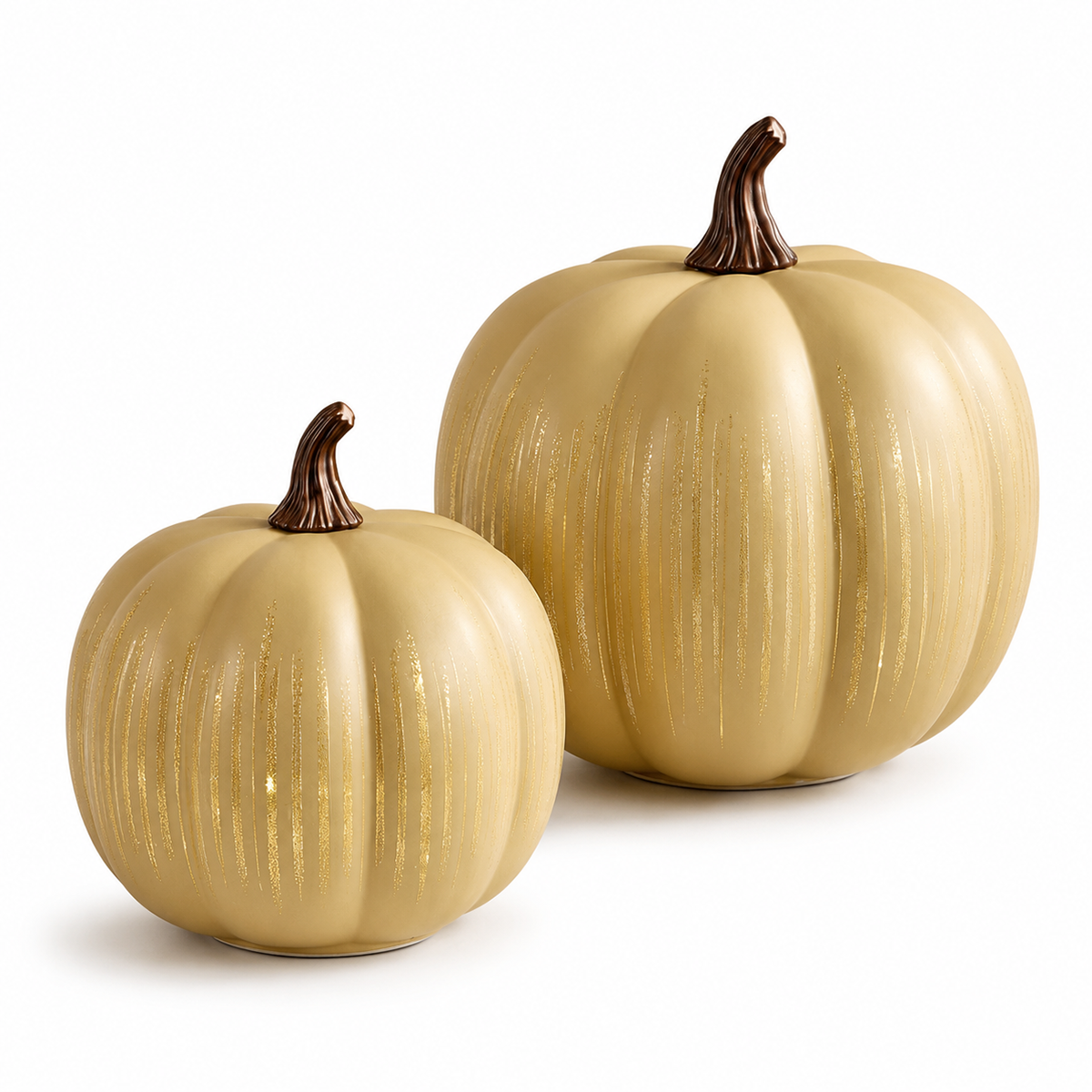 GlowHaven – Decorative Twinkling Glass Pumpkin Light