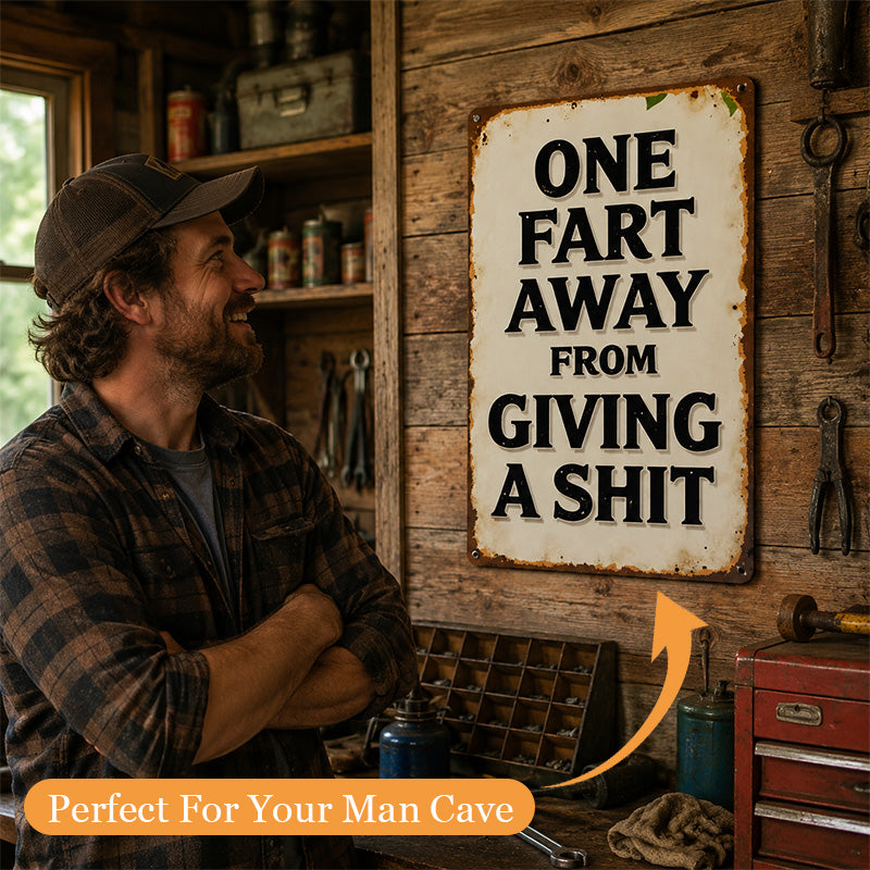 BoldBanters – Sarcastic Man Cave Metal Sign