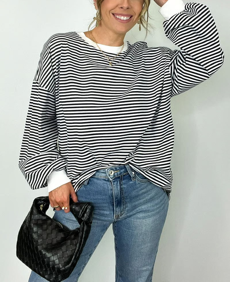 UrbanStripe – Women’s Casual Crewneck Pullover