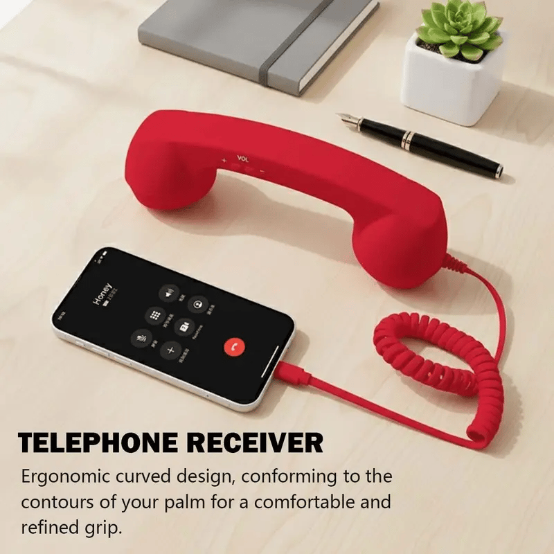 VintageTalk - Wired Retro Phone Handset