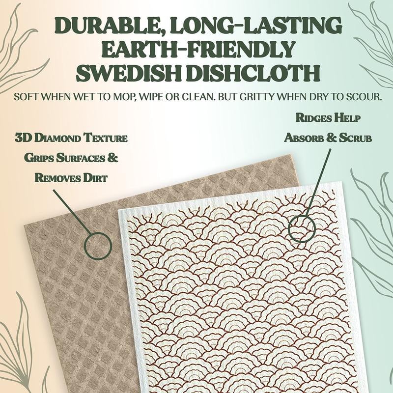 EcoWipe - Swedish Dishcloths - Replace Paper Towels & Reduce Waste