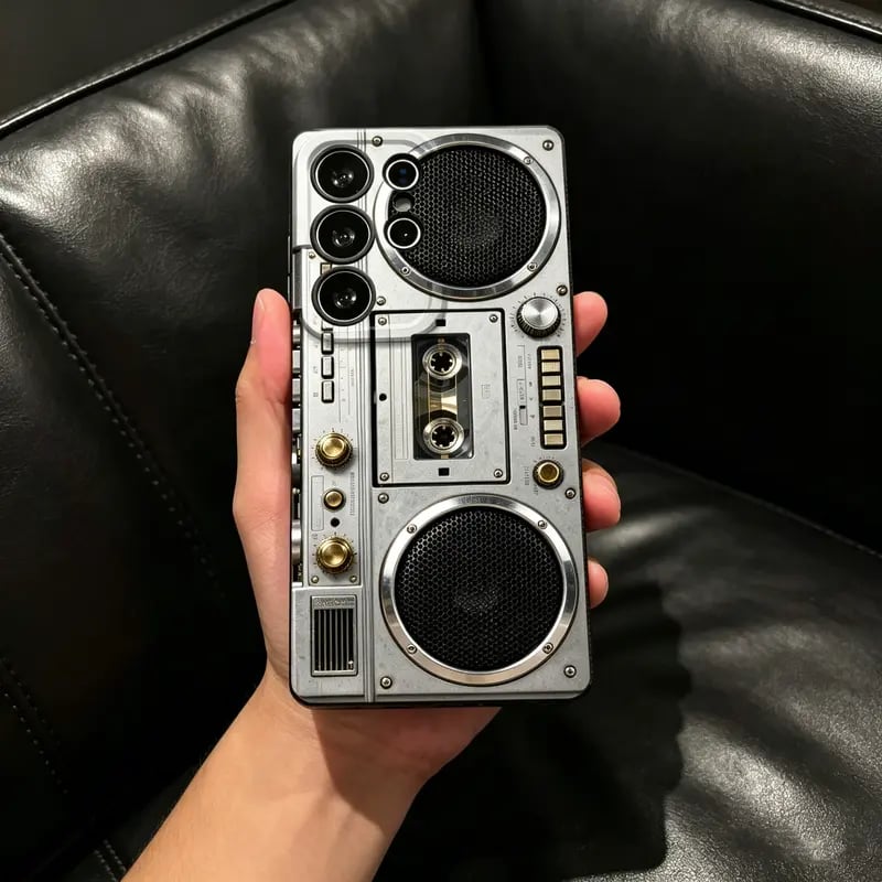 🔥Hot Sale 49% off🌟📼Retro Cassette Player Design Phone Case for Samsung Galaxy Series