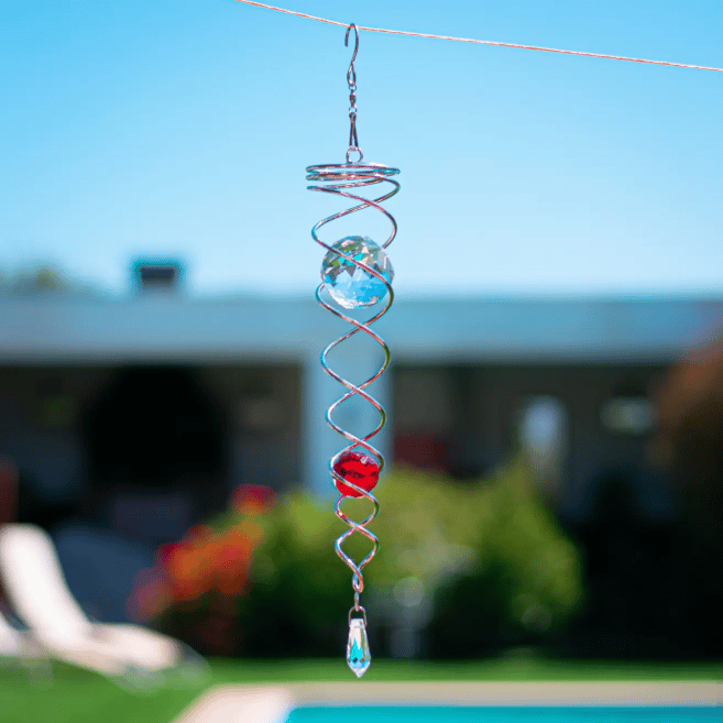 AuraSpin – Decorative Spiral For Hanging Gazing Ball