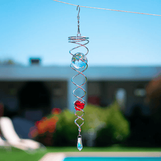 AuraSpin – Decorative Spiral For Hanging Gazing Ball