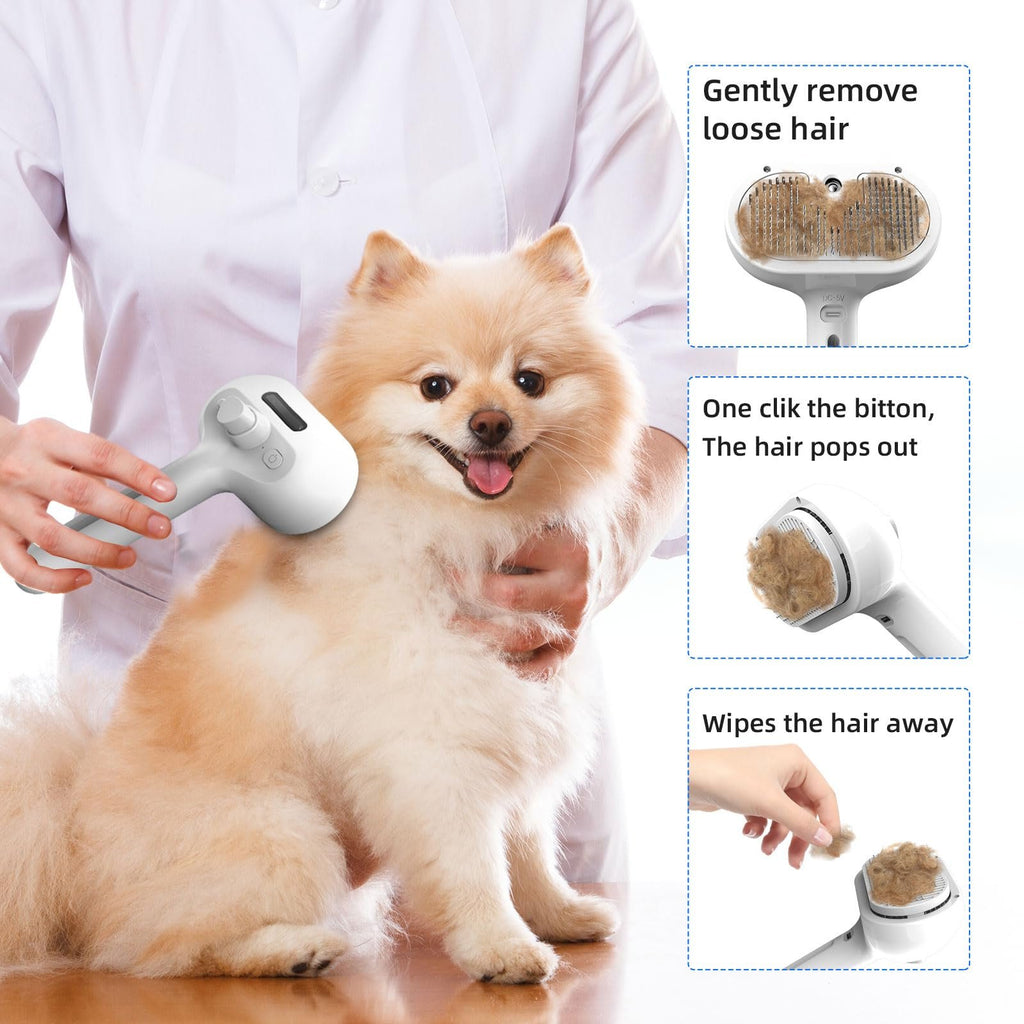 PawPuff – Gentle Spray Grooming Comb