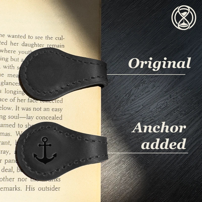 MagniMark -  Multifunctional Magnetic Leather Bookmark