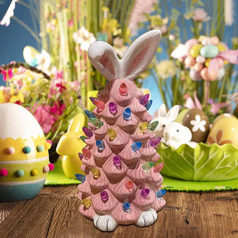 BunnyBloom – Adorable Pink Easter Tree