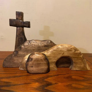 RisenGlory – Handmade Empty Tomb And Cross