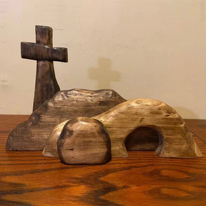 RisenGlory – Handmade Empty Tomb And Cross