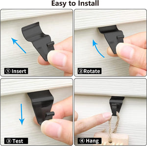 SlideGrip - No-Drill Vinyl Siding Hangers