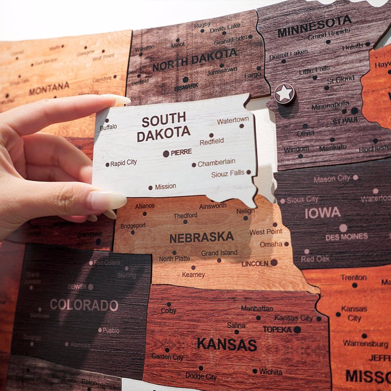 MapMakers – Custom United States Wooden Puzzle